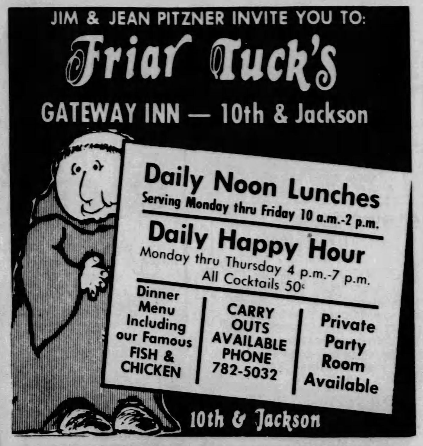 1979: Friar Tuck's